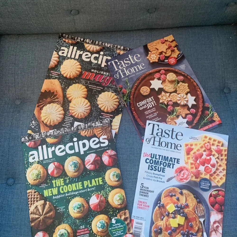 Set 4 cooking magazines NWT